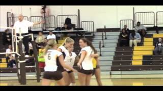 Volleyball Highlights vs Goucher College Oct 15 [upl. by Ydur]