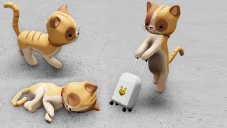 Cute Cats Working At Airport  Roblox Obby [upl. by Sue]