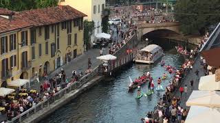 Church Bells and Dragon Boats on the Naviglio Grande [upl. by Burke]