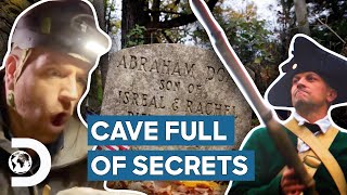 Josh Gates Explores A Cave Full Of Items From The American Revolutionary War  Expedition Unknown [upl. by Dituri989]