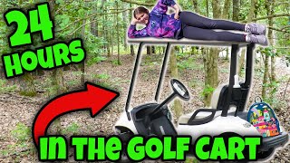 24 Hours In A Golf Cart 24 Hours With No Crazy Encanto Dolls Going Through Creepy Woods At Night [upl. by Sirkin742]