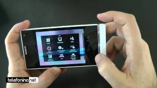 Sony Xperia S videoreview da Telefoninonet [upl. by Hilel]