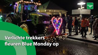 Verlichte trekkers fleuren Blue Monday op [upl. by Anila505]