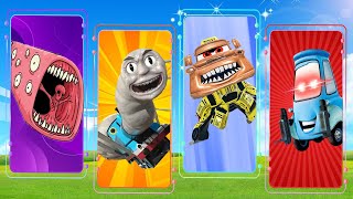 KUMPULAN MONSTER  TRAIN EATER Thomas Spider Taxi Eater Titipo [upl. by Atilol770]