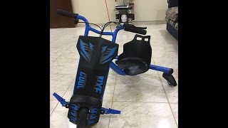 Drifting electric power scooter 3 wheel  blue [upl. by Lia722]