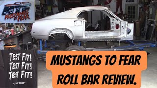 Mustangs to fear roll bar test fit in a 1969mach 1 mustang Slither part 20 [upl. by Asiulairam]