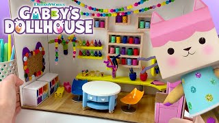 Den Bastelzimmer von Baby Box bauen  GABBYS DOLLHOUSE [upl. by Leibrag]