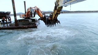 Mega Dredge Battle  Bering Sea Gold [upl. by Lebyram]