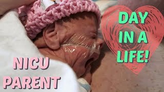 DAY IN THE LIFE as a NICU PARENT [upl. by Teeter]