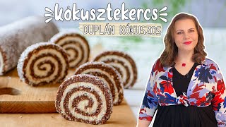 Kókuszos keksztekercs recept [upl. by Leksehc175]