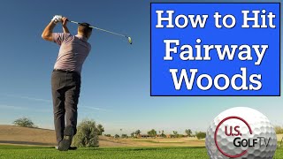 How to Hit Fairway Woods Pure FAIRWAY WOOD SWING [upl. by Winson]