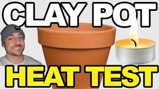 CLAY POT HEATER TEST  Does It Actually Work [upl. by Sabella]