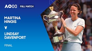 Martina Hingis v Lindsay Davenport Full Match  Australian Open 2000 Final [upl. by Atnoved]