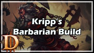 Diablo 3 Kripps Barbarian Build  Spec [upl. by Pillow]