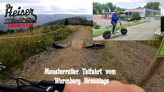 Mit dem Monsterroller den Wurmberg runter  Braunlage [upl. by Ras]