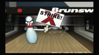 Classic Game Room HD  BRUNSWICK PRO BOWLING Wii review [upl. by Lennon]