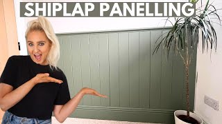 How to install shiplap panelling [upl. by Bjork]