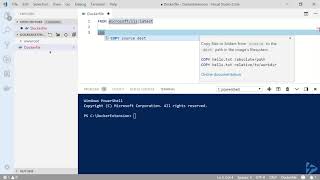 How To Use The Docker Extension For Visual Studio Code To Build A DockerFile [upl. by Nerro]