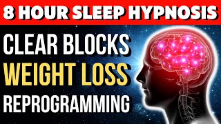 Extremely Powerful Weight Loss Hypnosis To Clear Blocks Meditation [upl. by Leonerd]