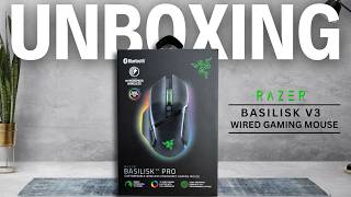 Razer Basilisk V3 Wired Gaming Mouse Unboxing amp First Impressions  Ultimate Gaming Mouse with RGB [upl. by Volding125]