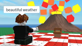 The Chaos of Natural Disaster Survival Roblox [upl. by Manny]