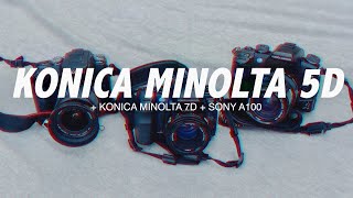 Konica Minolta 5D 7D  Sony A100 Review [upl. by Narual]