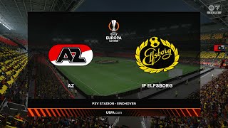 ⚽ AZ Alkmaar vs IF Elfsborg ⚽  UEFA Europa League 09252024  PES 2024 [upl. by Enytnoel]