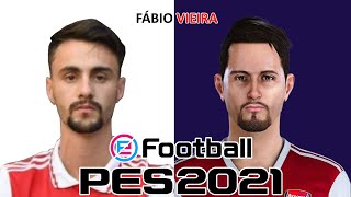 FÁBIO VIEIRA  PES 201920202021  FACE BUILD amp STATS [upl. by Nelleyram]