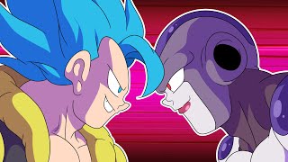 BLACK FRIEZA vs GOGETA  Dragon ball Animation [upl. by Llednohs698]