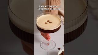 EASY 4 Ingredient Espresso Martini 😍 easyrecipes [upl. by Nerine]