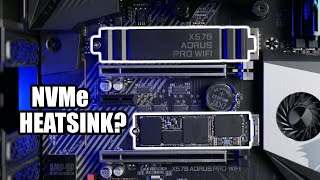 Are NVMe SSD Heatsinks Worth Using M2 Heatsink Comparison [upl. by Euqram]