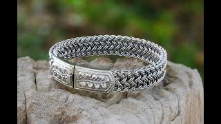 How is it made The Making of a Hill Tribe Silver Bracelet [upl. by Lashonda]