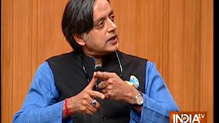 Shashi Tharoor in Aap ki Adalat Nobody can stop Hindu Rashtra if BJP wins 2019 Lok Sabha polls [upl. by Aiuhsoj]