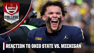 INSTANT REACTION to Ohio State vs Michigan The Wolverines defense didnt let OSU move  Acho [upl. by Leander905]