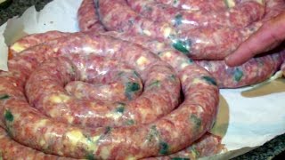 SausageArtisan Jalapeno Cheddar Sausage Recipe Below [upl. by Cl]