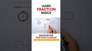 Exploring Fraction Basics A Simple Introduction fraction basicgeometry shorts [upl. by Ynnad139]