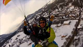 Biplace parapente Samoens les choucas  wingover tandedm flight [upl. by Hulburt295]