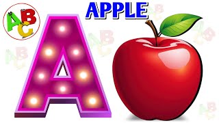 ए फाॅर एप्पल एबीसीडी The ABC Phonics Song For Kiddos A is for apple B is for Baby C is for Candy [upl. by Adnawyek]