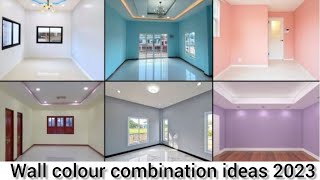 latest 50 bedroom wall colour combination ideas 2023 Bedroom wall paint colour ideas Home Edit 💕😍 [upl. by Rfinnej]