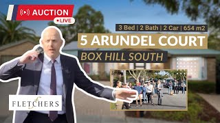 Live Auction  5 Arundel Court Box Hill South [upl. by Edlihtam]