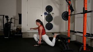 Contralateral DB Bulgarian Split Squat [upl. by Yniattirb869]