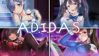 ❖ Nightcore ❖ ⟿ ADIDAS Switching Vocals  Little Mix [upl. by Hannon436]