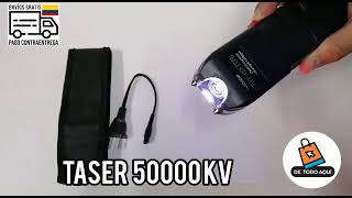 Taser Aturdidor eléctrico modelo 928 con linterna LED [upl. by Ahgem]