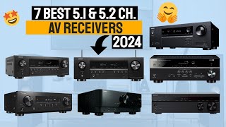 Best 51 and 52 Channel AV Receivers For 2024  Top 7 5Channel AV Receiver Review [upl. by Ahsenod]