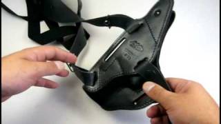 it42 Falco Leather Shoulder Gun Holster for Glock Walther Sig Sauer [upl. by Hunger]