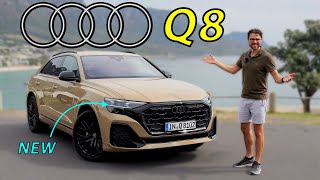 2024 Audi Q8 SLine 30 V6 driving REVIEW [upl. by Acinnor956]