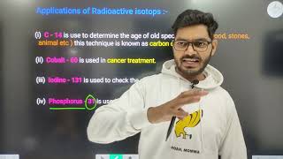 Radioactive Isotopes and their applications  CH 4 Structure of Atom Class 9  NEW NCERT [upl. by Balkin]