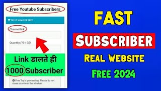 How To Get Free Subscribers On YouTube  How To Increase Subscribers On YouTube Channel [upl. by Haimirej503]