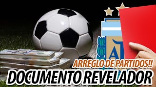 Impactante denuncia contra un árbitro argentino por amaños de partidos  Apuestas en el fútbol [upl. by Dripps]