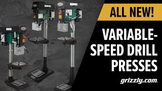 Grizzly T33961  17quot Floor VariableSpeed Drill Press [upl. by Malvie470]